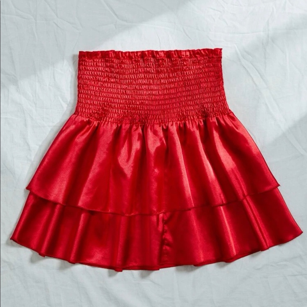 Comfy Shein satin skirt